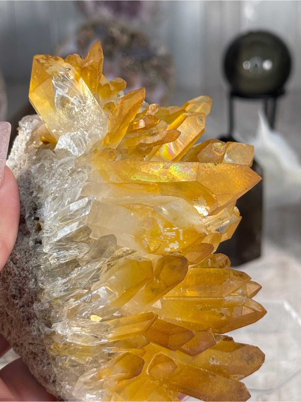Golden Healer Lemurian Quartz Cluster – Arkansas
